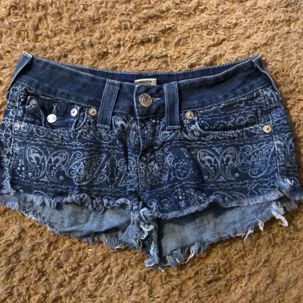 True religion shorts